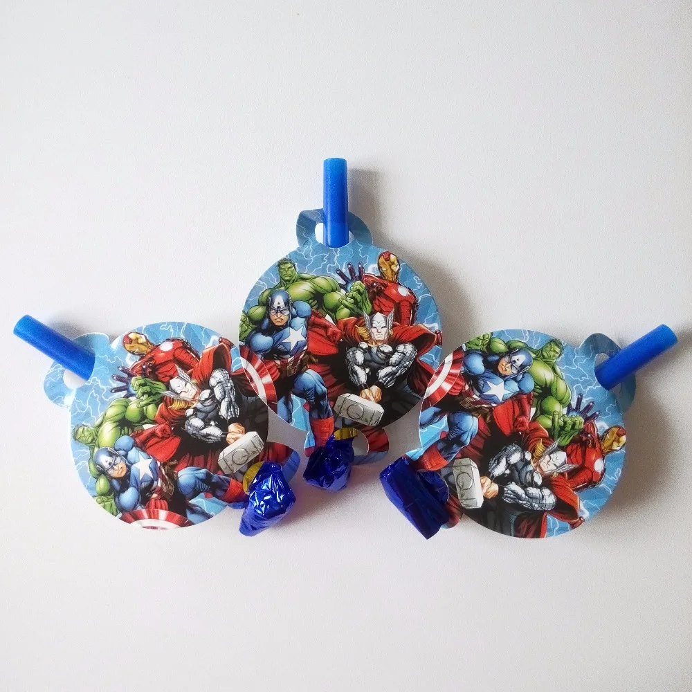 6 Pcs Lot The Avengers Kebisingan Pembuat Ledakan Kartun Pasokan