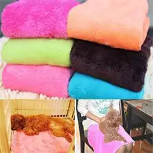 Hot New Practical Coral Soft Warm Pet Dog Cat Fleece Blanket Pet Products