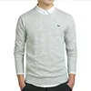 New Spring Autumn Fashion Casual Knitted Sweater Mens Harmont 100%cotton solid pullover men Blaine O-neck slim fit sweaters 1