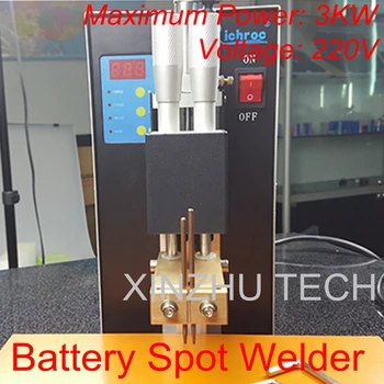 Best New 3KW Pneumatic Pulse Battery Spot Welder Battery Pack Spot Welding 220V