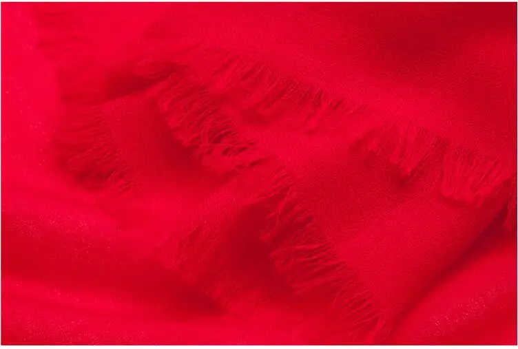 Naizaiga lnner Mongolia шерстяная Женская Весенняя верблюжья шаль большого размера осенний шарф Зимний красный Пашмина QYR37