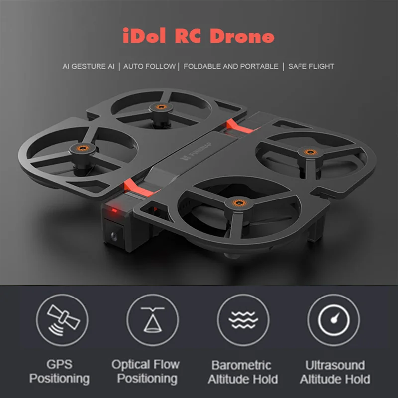 

Xiaomi Youpin iDol FPV RC Drone GPS HD 1080P Foldable Camera Drone AI Gesture Control Optical Flow Altitude Hold Quadcopter