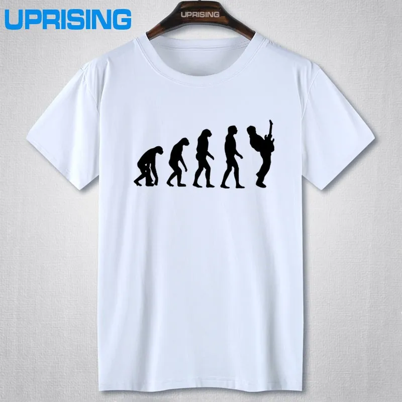 New Fashion Evolution Guitar Player T Shirt High Quality new fashion evolution guitar player t shirt high quality