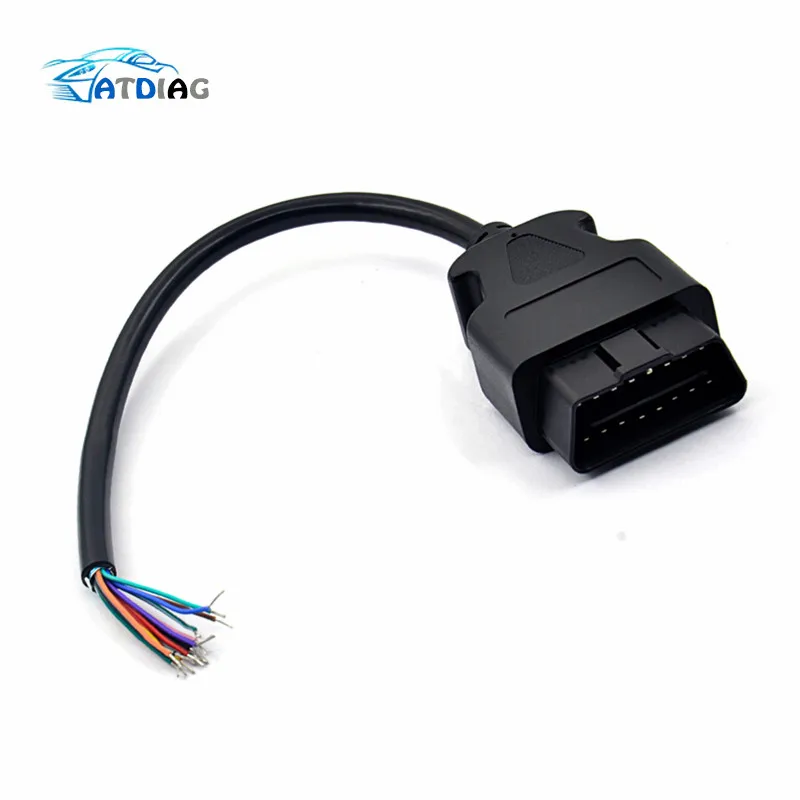 16 контактный автомобильный диагностический интерфейс OBD кабель OBD2 и адаптер OBDII 2