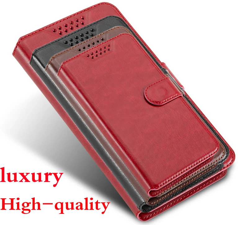 

Flip Case For Digma VOX A10 3G Case Luxury PU Leather Wallet Card Slot Stand Protect the phone case