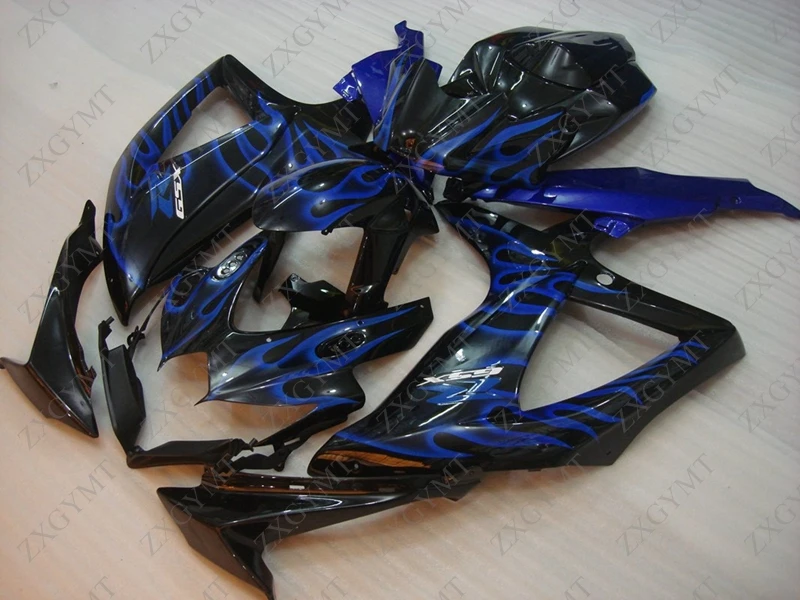 

Fairings GSX R 750 2008 - 2010 K8 Black Blue Frame Body Kits GSXR600 2008 Fairings for Suzuki GSXR600 09 10
