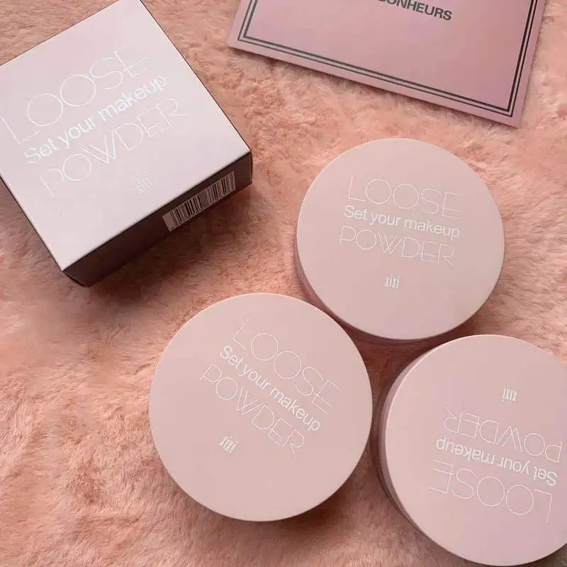 

Makeup Face 3 Colors Loose powder Waterproof Loose Finishing Powder Translucent Smooth Setting Foundation Makeup Loose Powder