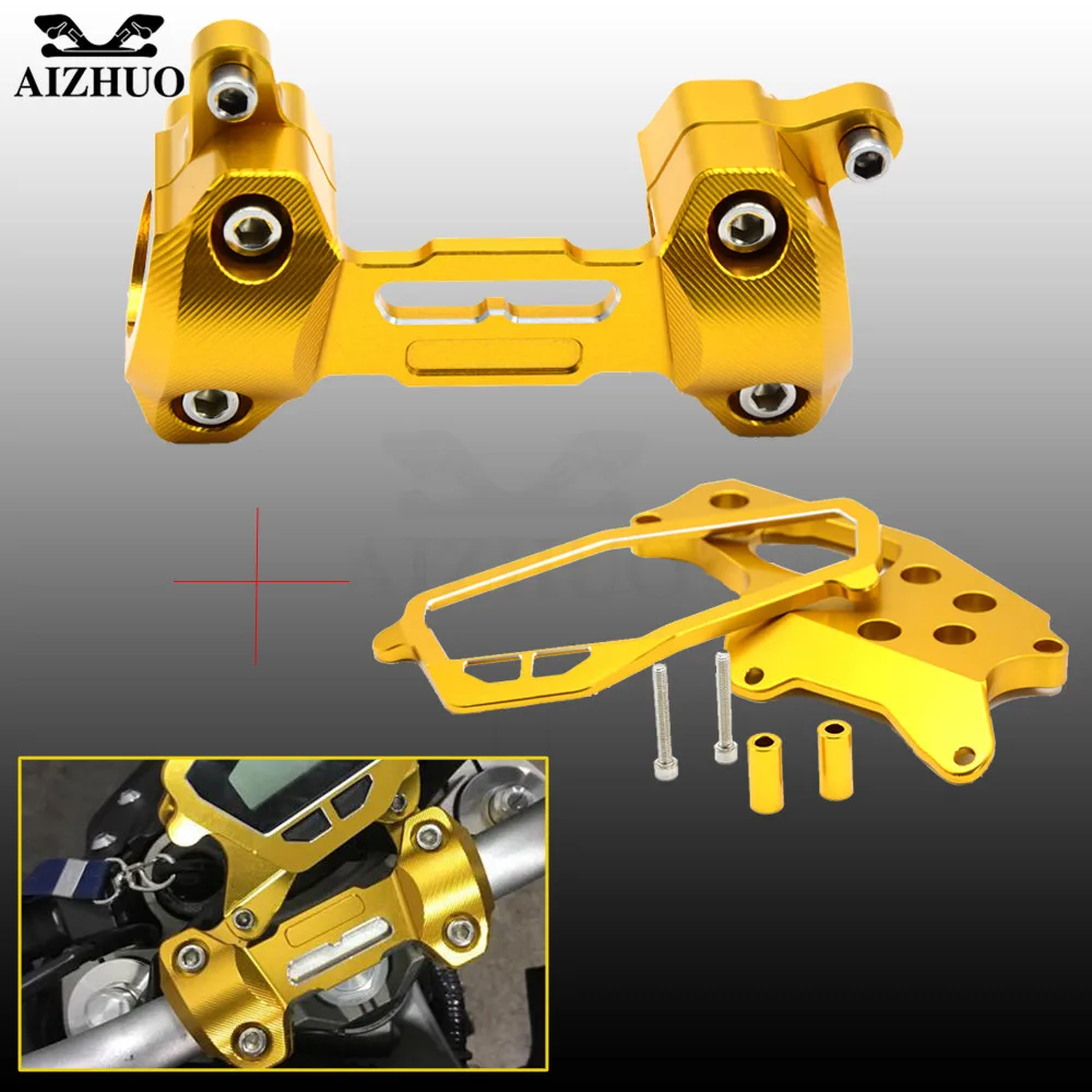 

Motorcycle Handlebar Fat Handle Bar Riser Mount Clamp Speedometer Cover Case FOR YAMAHA MT-09 MT09 MT 09 2013 2014 2015 2016