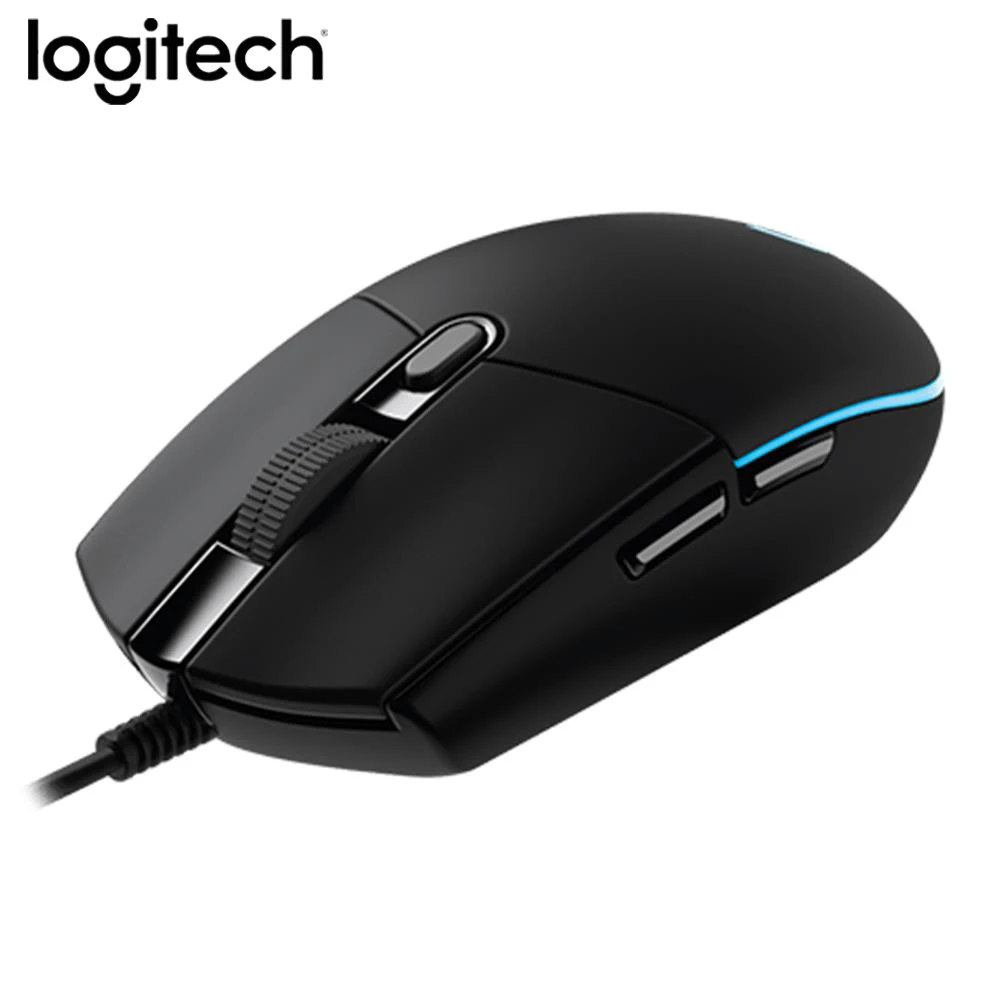 Скидка Оригинальная игровая Проводная оптическая мышь Logitech G102, 200 8000 точек дюйм, программируемая мышь, поддержка настольного компьютера ноутбука, ...