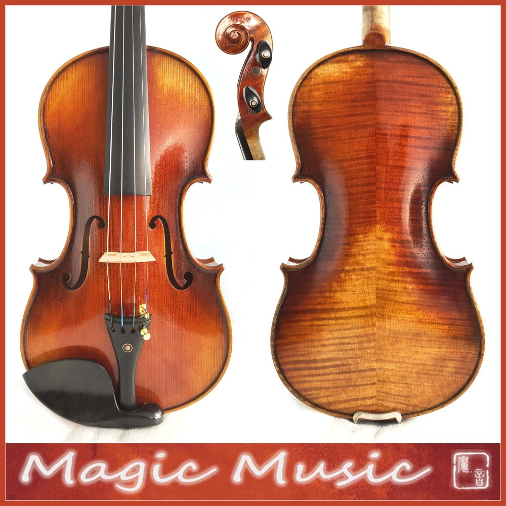 

Master Level! Stradivarius Lord Wilton Top Master Violin 4/4, 18 Years Old European Spruce & Handmade Oil Varnish