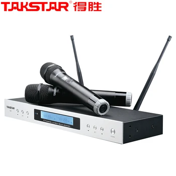 

Takstar G3 Smart UHF Wireless Microphone System Dual handheld use For KTV, home entertainment, small party, outdoor performance