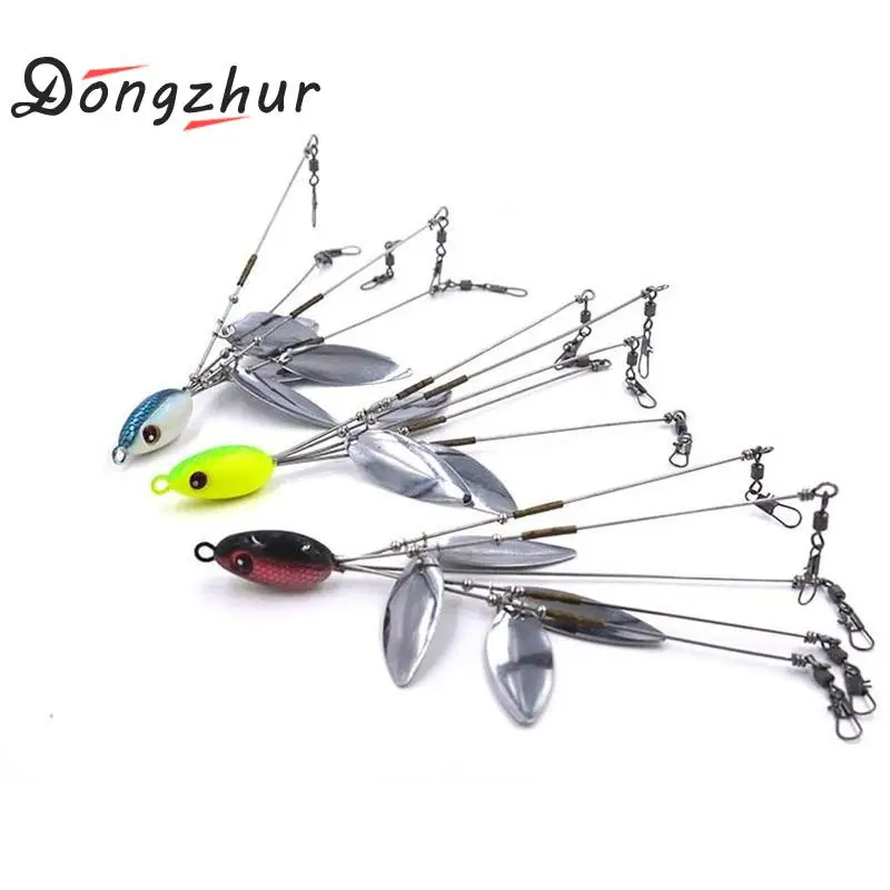  3D Fishing Bait 18cm Metal Fishing Lure Alabama Rig Stainless Snap Swivel Swim Bait Hard Bait Fishi
