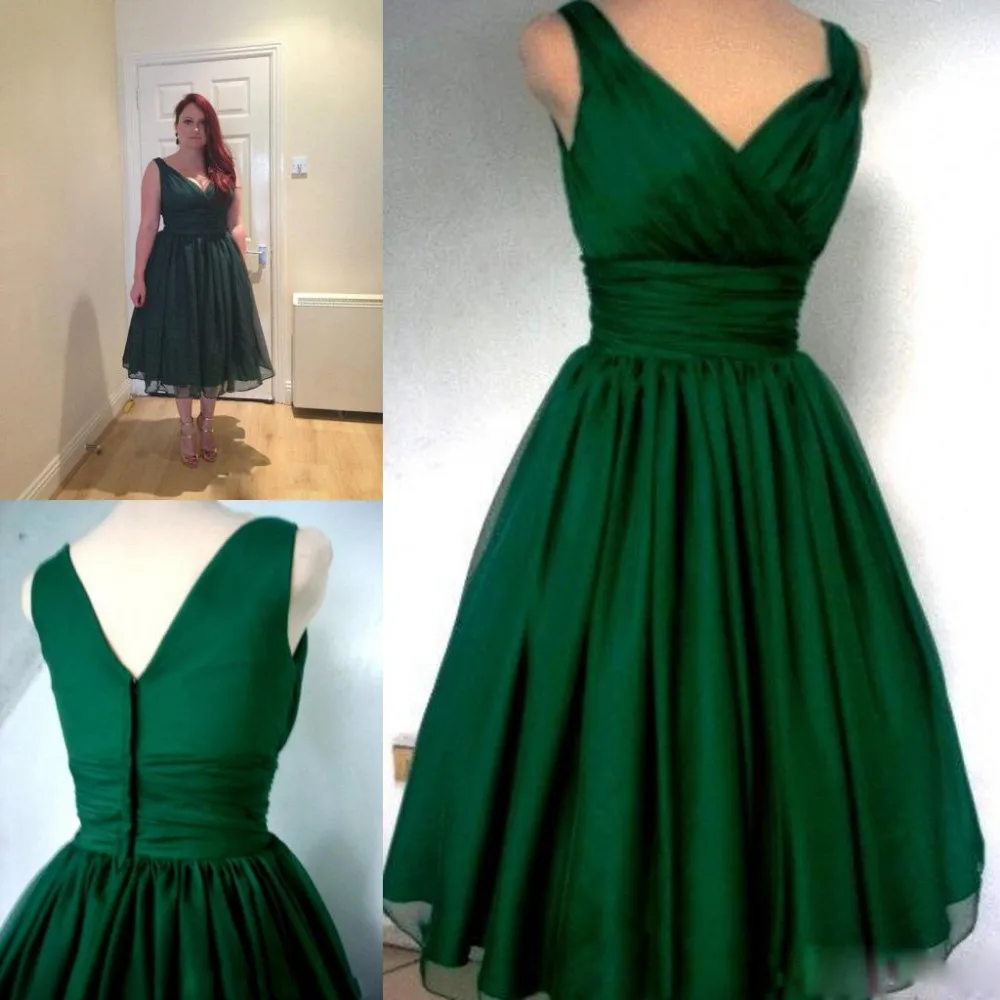 emerald green cocktail dress