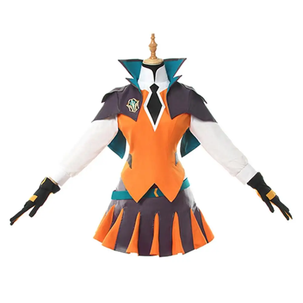 

Game LOL Battle Academy Lux Cosplay Costume uniform Full Set outfit Halloween Carnival Costume