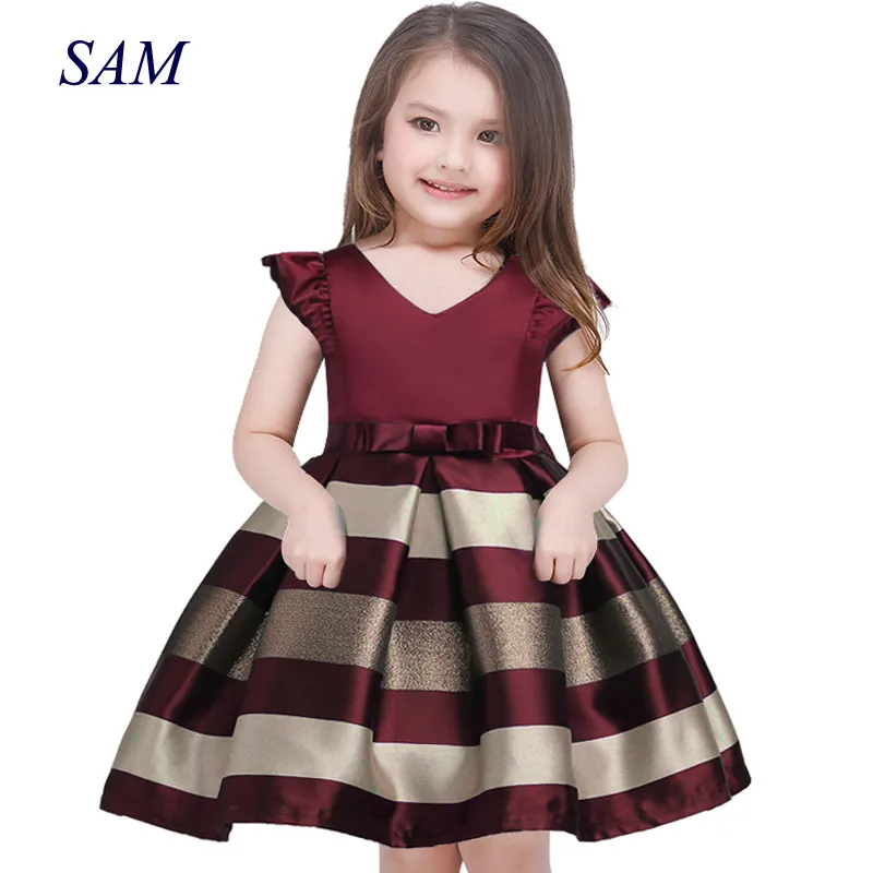 

Flower Girl Dresses Princess Costume Lush Ruffles Tutu Kids Clothes Sleeveless Party Dress Children Summer Prom Dresses