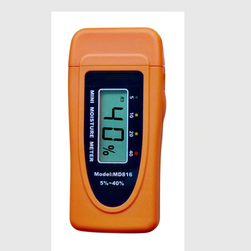 Mini LCD Display 2Pins Digital Moisture Meter Tester Wood Bamboo Cotton Timber Damp Detector 5%~40% MD816 Big Discount Mini LCD Display 2Pins Digital Moisture Meter Tester Wood Bamboo Cotton Timber Damp Detector 5%~40% MD816 Big Discount