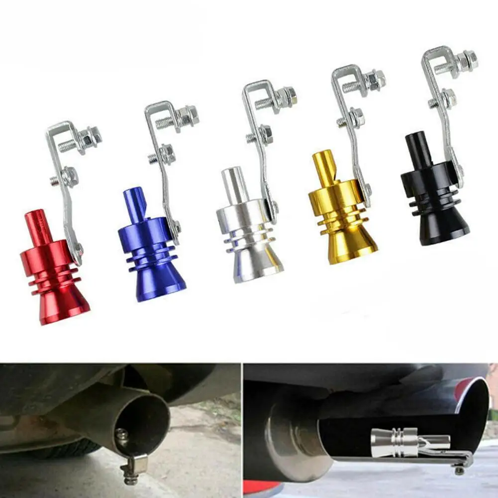 

Universal Car Turbo Sound Exhaust Muffler Pipe Whistle 18mm Fake Blow-off BOV Simulator Whistler Vehicles Auto Accessories