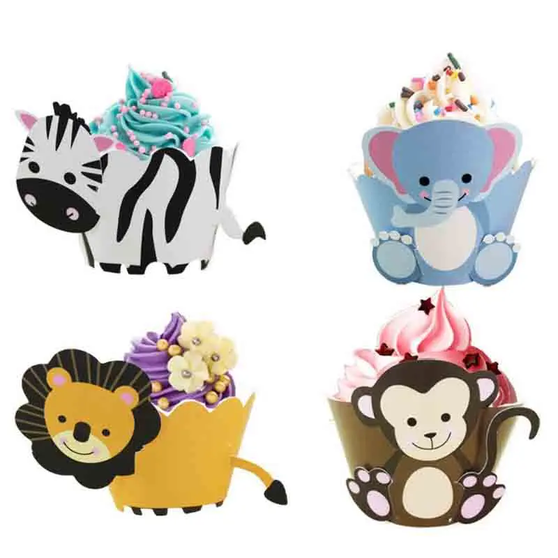 Papier D Emballage De Cupcakes Kawaii 12 Pieces Fournitures De Fete D Anniversaire Fournitures De Decoration De Gateaux De La Jungle Aliexpress Papier D Emballage De Cupcakes Kawaii 12 Pieces Fournitures De Fete D Anniversaire Fournitures De Decoration De Gateaux De La Jungle Aliexpress