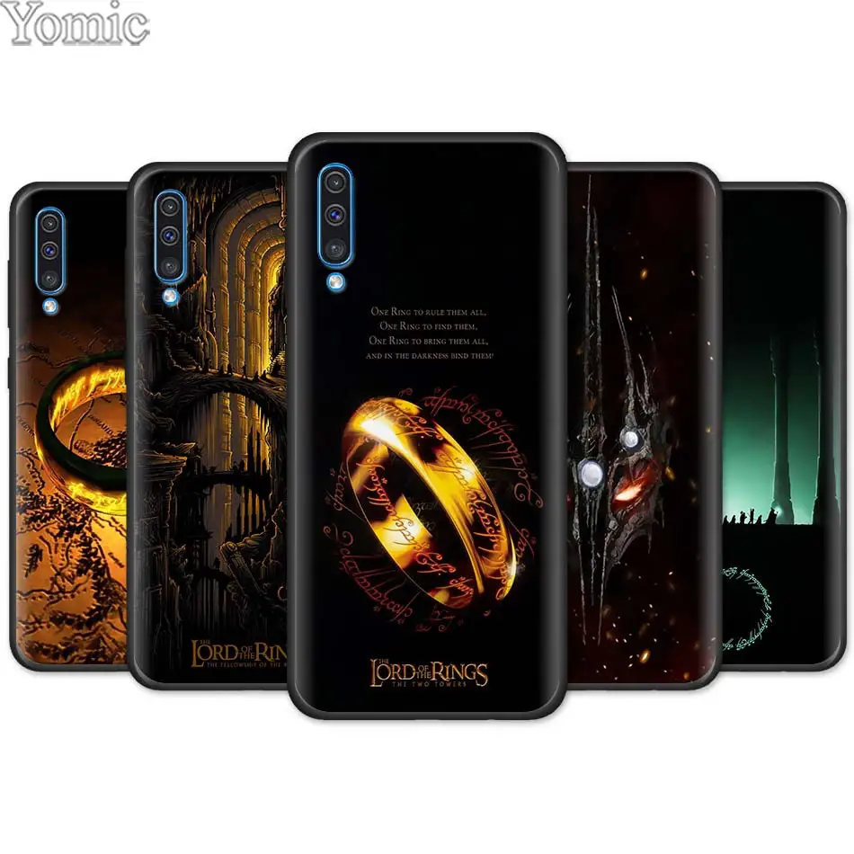 

The Lord of the Rings Black Soft Case for Samsung Galaxy A50 A70 A40 A10 A20 A30 A60 M30 M10 M20 Silicone TPU Phone Case Cover