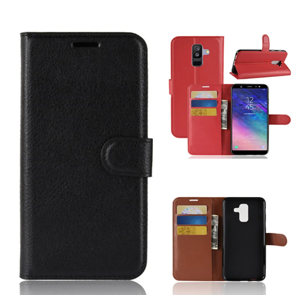 

For Samsung Galaxy A9 Star Lite Case Flip PU Leather Card Slots Wallet Stand Case For Samsung A9 Star Lite SM-A6050 Phone Bags