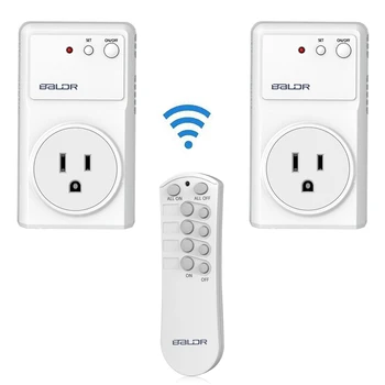 

Baldr 2 Wireless Remote Control Switches Socket Power Outlets Electrical Plugs Smart Home Adaptors with Remote Control US