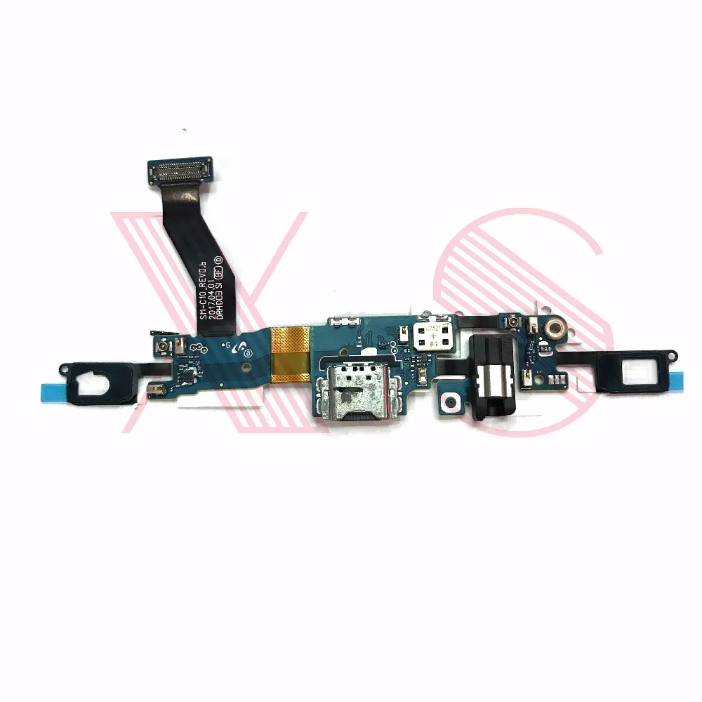 Micro USB Charger Charging Port light return menu botton sensor microphone headphone jack flex cable for samsung Galaxy C10