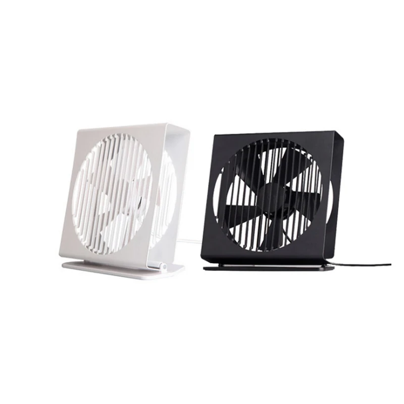 USB Fan Mini Ventilador Fan Fives-Vane For HomeOffice ABS Electric Portable Fan Desktop Computer Lithium Pedestal Fan Blades  (4)