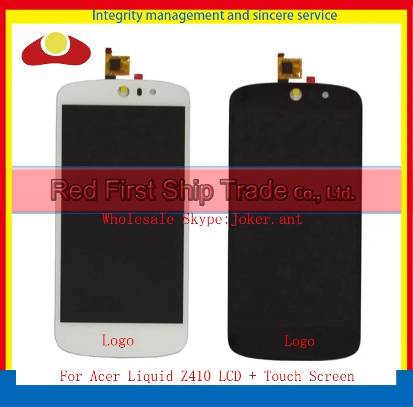 

High Quality 5.0" For Acer Liquid Z530 Full Lcd Display Touch Screen Digitizer Assembly Complete Panel Lens Black White