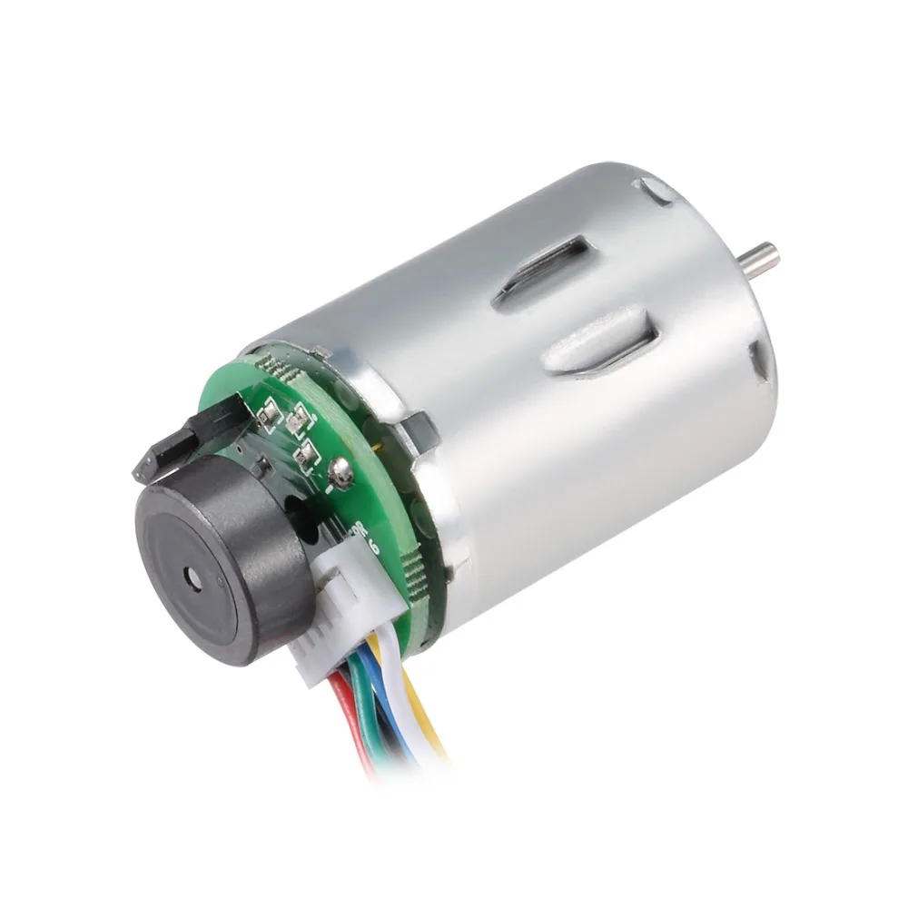 

Uxcell Newest 1 Pcs DC 12V 4300RPM Micro Motor 6 Wire High Speed Encoder Motor for DIY Hobby Toy Cars Remote Control