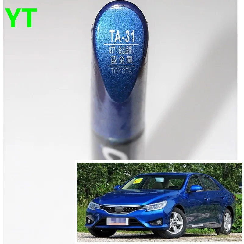 Car scratch repair pen, auto paint pen blue color for Toyota Vios Corolla Reiz vois highlander ...