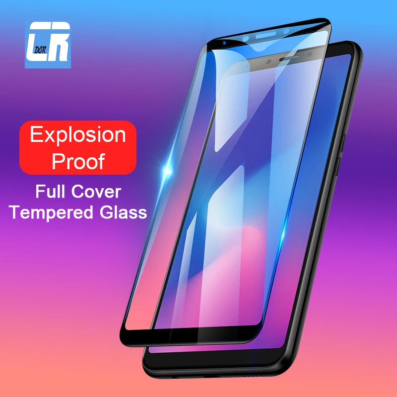 Закаленное стекло с полным покрытием для Samsung Galaxy A7 A9 J7 J3 2018 защита экрана