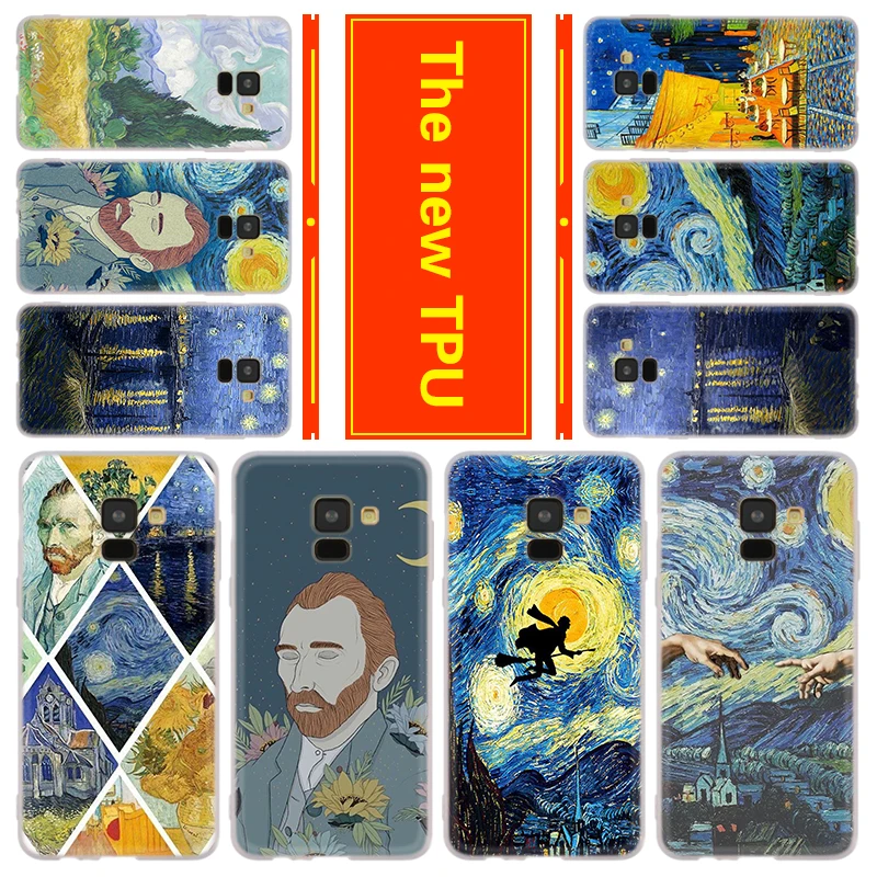 Чехол для Samsung A32 A52 A72 A12 A42 5g A21S A50 A51 A3 A5 A6 A7 A8 Plus 2018 2017 картина Винсента Ван Гога