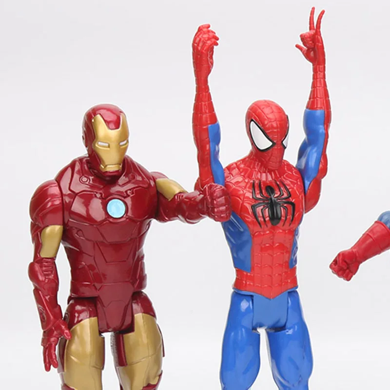 30cm Marvel Avengers 4 Endgame Captain America Ironman Spiderman Thor Ultra Venom Wolverine PVC Action Figure Toy