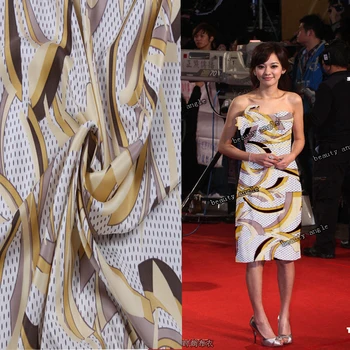 

100% Silk Fabric High Grade Heavy Silk Twill Power Spinning Fabric Spring / Summer Dress Shirt Garment Silk Fabric