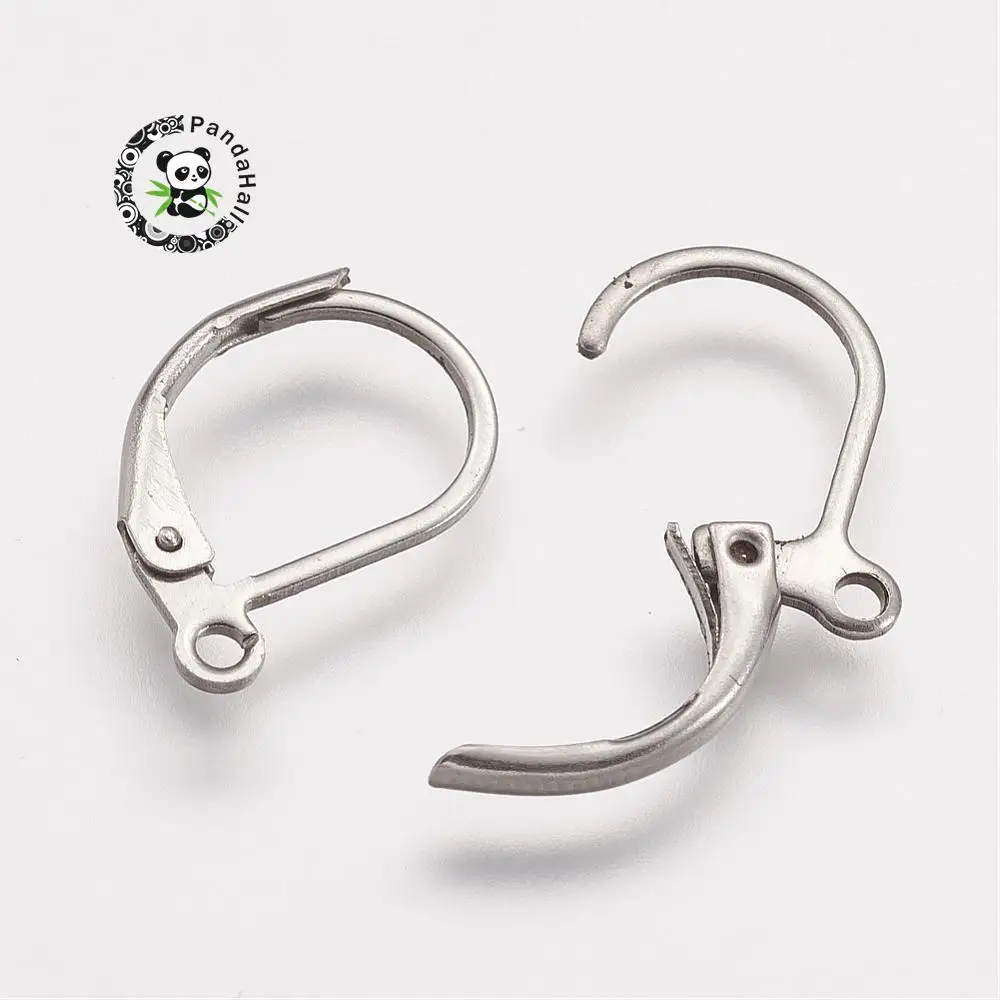500pcs 316 Stainless Steel Lever Back Clasps Hook Earrings for jewelry