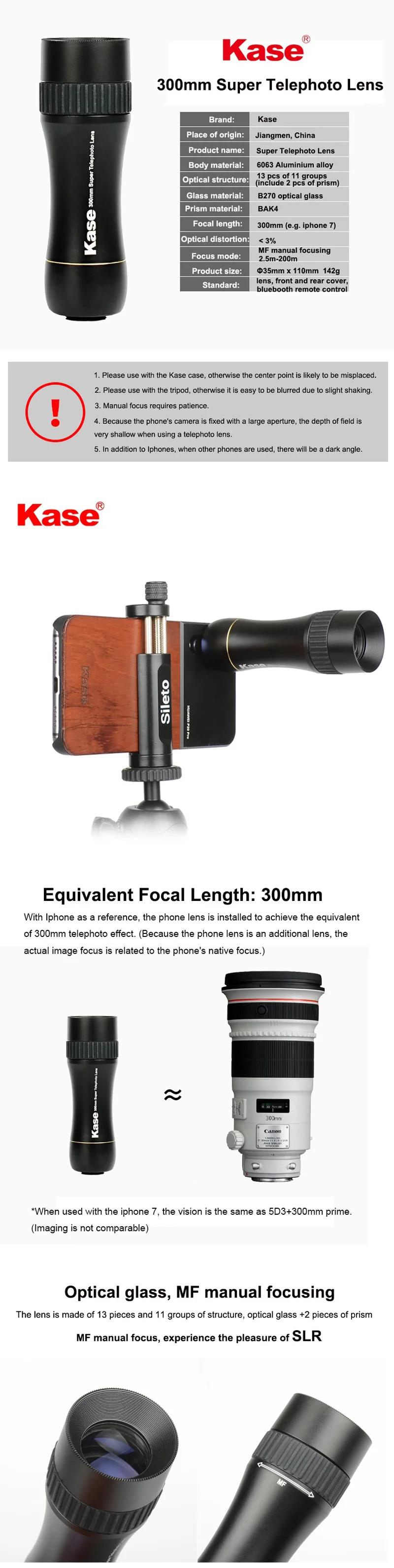 Explore Kase 300mm 4K Super Telephoto Zoom Lens APEXELIN APEXEL INDIA