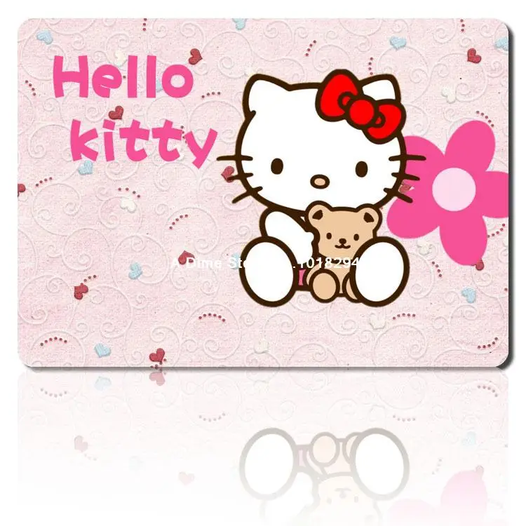 Hello Kitty коврик для мыши симпатичный коврик для мышки ноутбук Аниме Коврик для мыши передач Notbook компьютерная игровой коврик для мыши геймер