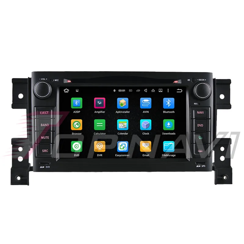 Topnavi 7 ''Восьмиядерный Android 9,0 автомобильный DVD мультимедийный плеер для SUZUKI GRAND VITARA Atereo No SRS функция gps навигация радио