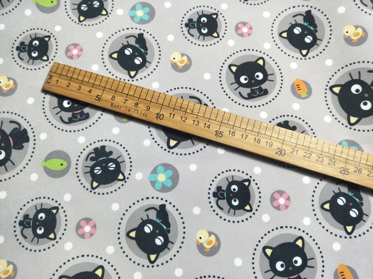 50*148 см chococat cat полиэстер тонкая парусиновая ткань пэчворк для DIY четвертей шитье для подушки мешок рубашка подушка