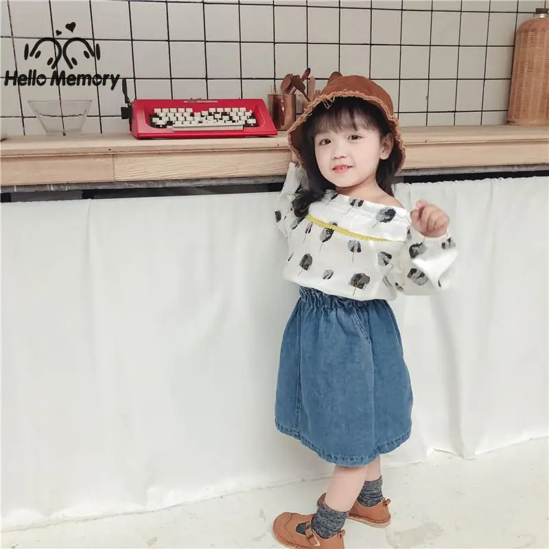 Baby girl black denim skirt Clearance