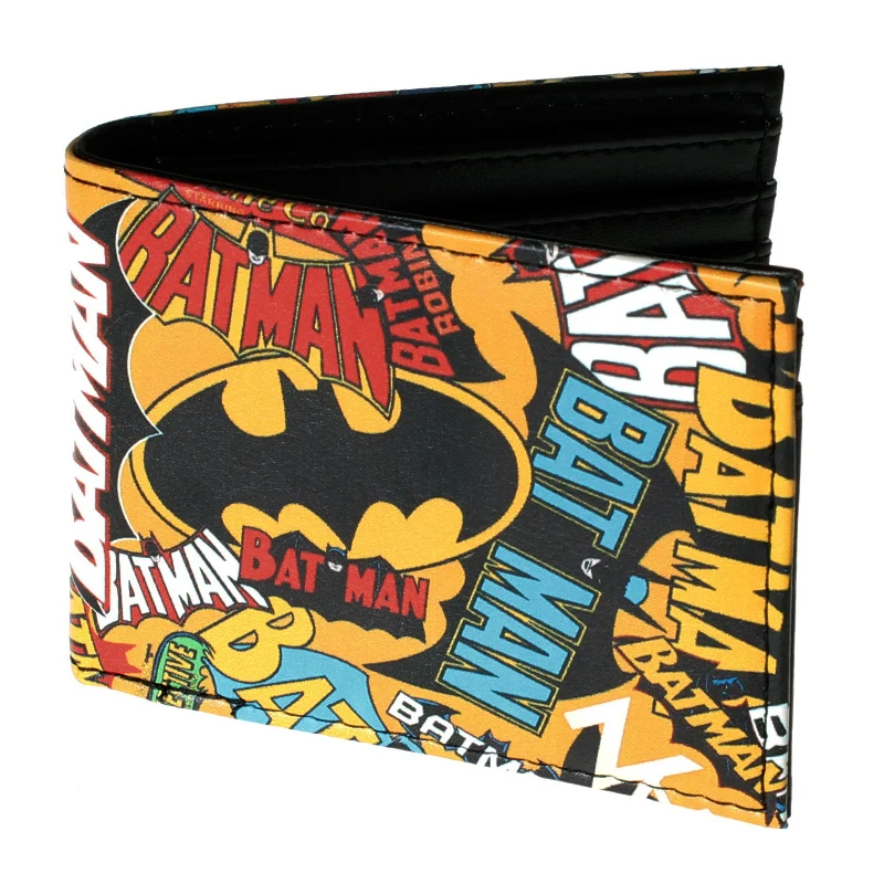 

Batman - Vintage Logo Synthetic Leather Wallet - Billfold (Bat Logo)DFT-1492