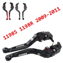 Тормозные рычаги сцепления для DUCATI 1198S 1198R 2009-2011 мотоцикл регулируемые складные выдвижные рычаги для мотоциклов