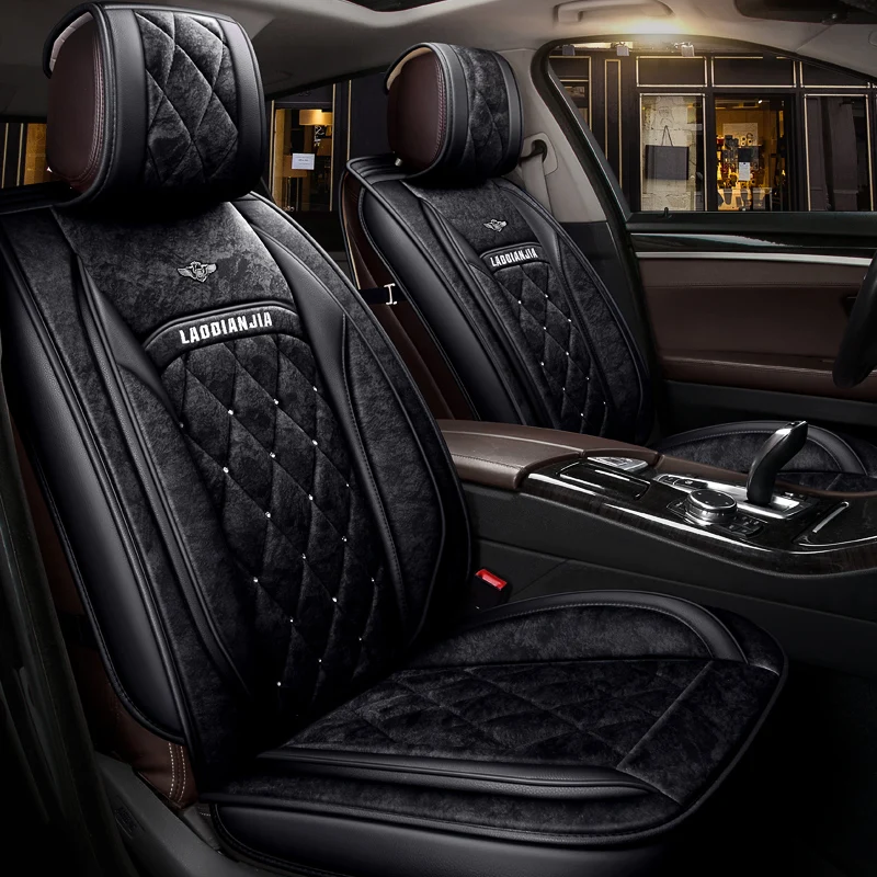 Winter Plush Car Seat Cover Cushion For Land Rover Discovery 3/4 freelander 2 Sport Range Evoque Styling | Автомобили и мотоциклы