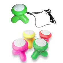 Mini Triangle USB Battery Healthy Care Body Neck Waist Back Shoulder Massage Handled Massager