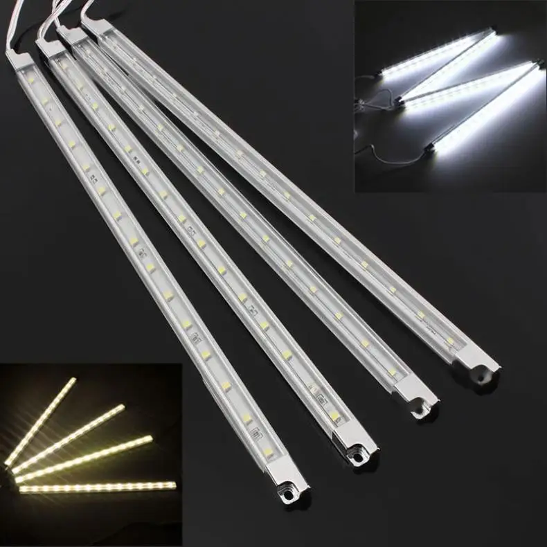 

4PCs Kitchen Under Cabinet Counter SMD LEDs Lights Bar Kit Warm White Energy Saving for Lightning Decoration