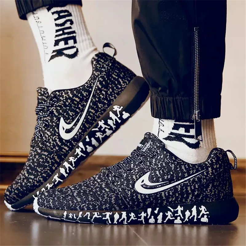 

size 36-47 Hot Sale Four women Seasons Running Shoes Men Lace-up Trainers Zapatillas Sports Male Shoes Outdoor Walking Sneakers