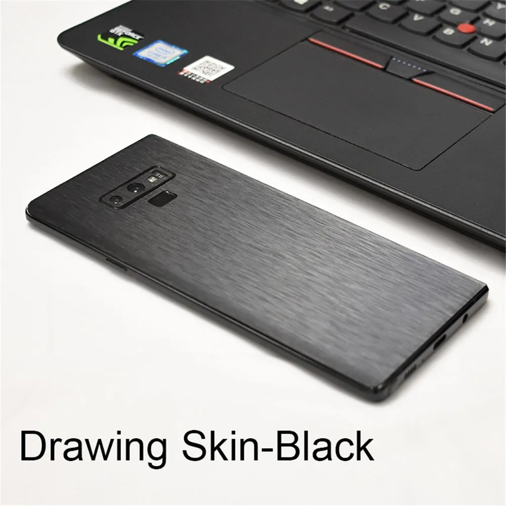 Back Cover Film For Samsung Galaxy Note 9 8 LeatherCarbon FiberWood Skins Protective Sticker For Samsung S9 S8 Plus Note 9 8 (24)