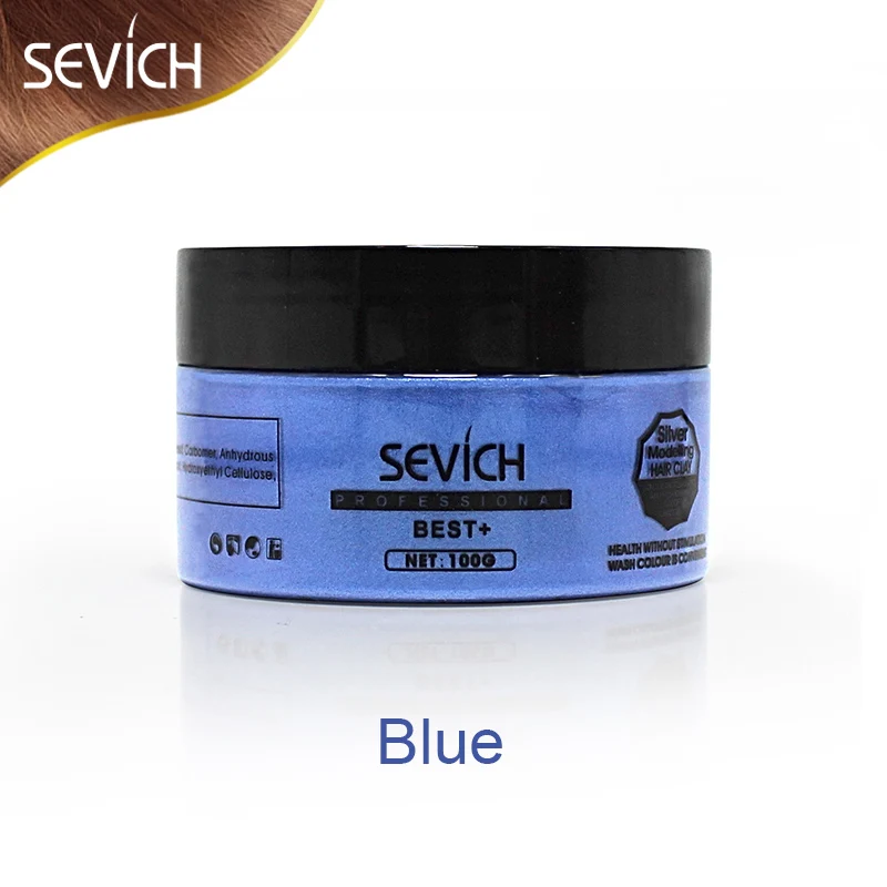 Blue Grandma серый краска для волос перманентные волосы цветной воск цвет волос временный Крем гель для укладки динамический одноразовый Унисекс Держать - Цвет: Blue