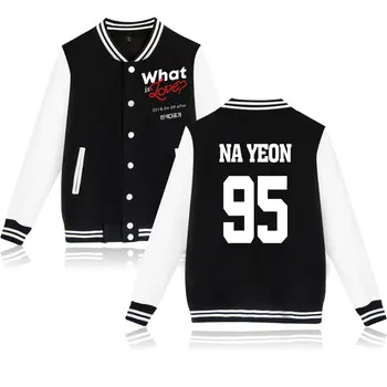 

Twice Music Team What Is Love Fashion Jacket Baseball Uniform