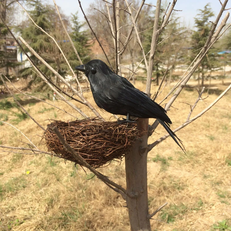 Simulation-Of-Small-Artificial-Crow-Black-Bird-Raven-Prop-Decor-Hunting-Decoy-Garden-Crows-Scare-Decoy-Halloween-Display-Event-Party-Supplies-HG0583 (6)
